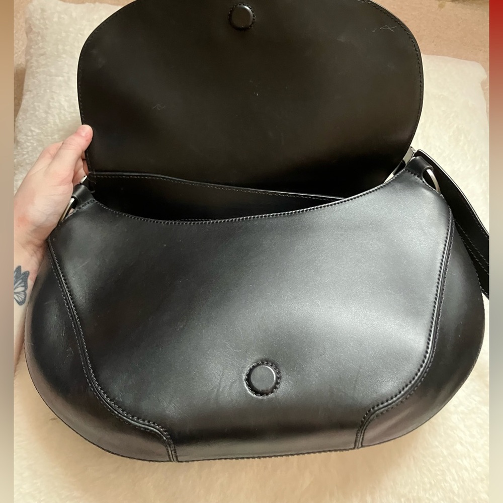 Salvatore Ferragamo Black Shoulder Bag With Dust Bag - Picture 6 of 9